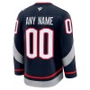 Columbus Blue Jackets Dresy Personalizované Fanatics Premium NHL Stadium Series 2024-25 Navy - Pánské
